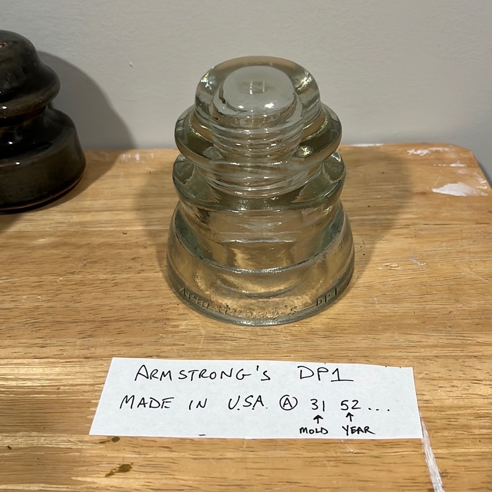 Armstrong’s DP1 glass insulator
